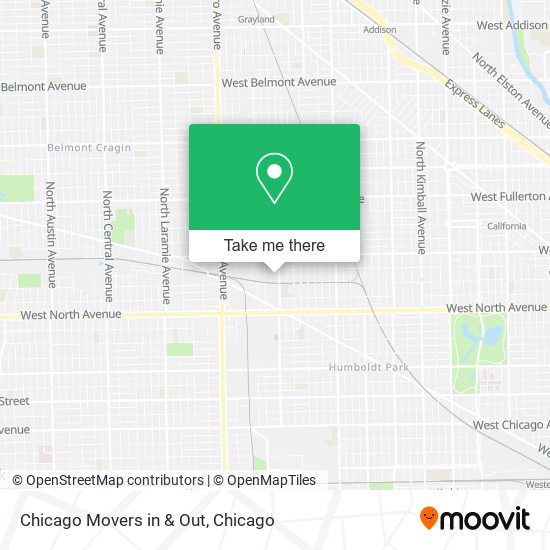 Mapa de Chicago Movers in & Out