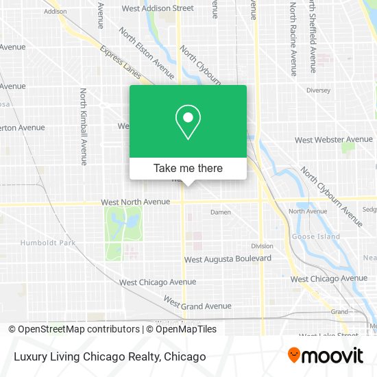 Luxury Living Chicago Realty map