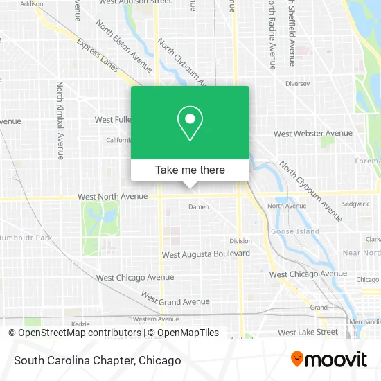 South Carolina Chapter map