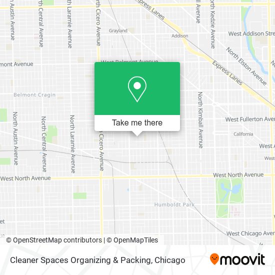 Cleaner Spaces Organizing & Packing map