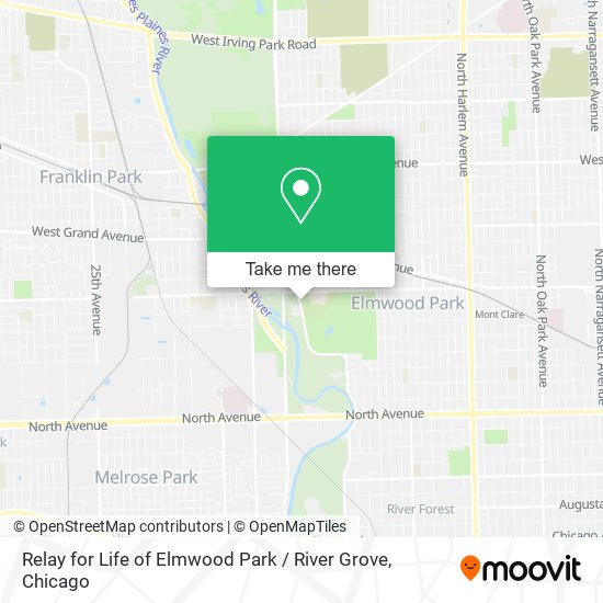 Relay for Life of Elmwood Park / River Grove map