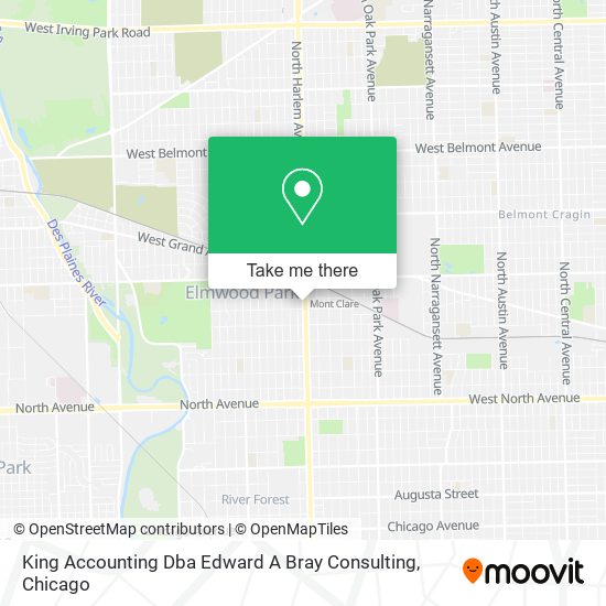 King Accounting Dba Edward A Bray Consulting map