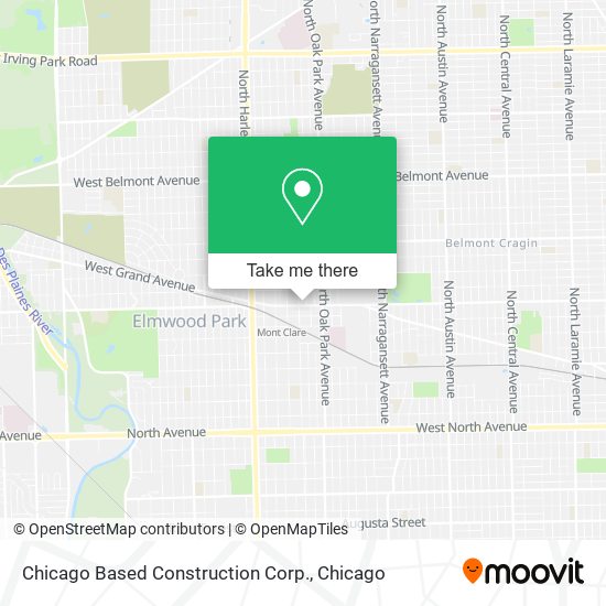 Mapa de Chicago Based Construction Corp.