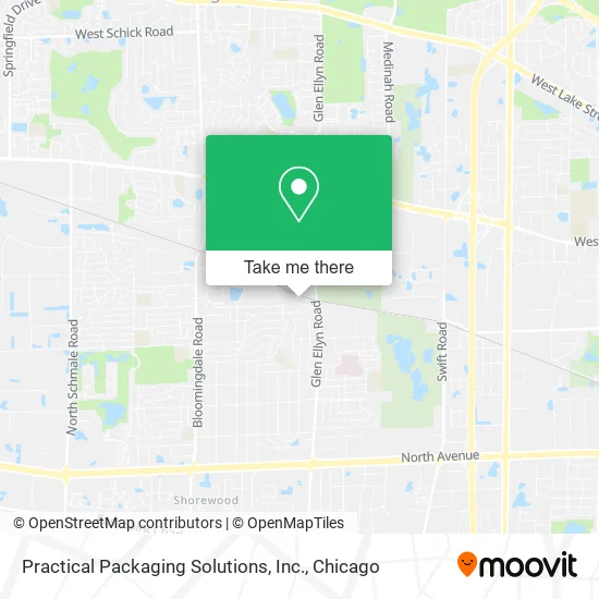 Practical Packaging Solutions, Inc. map