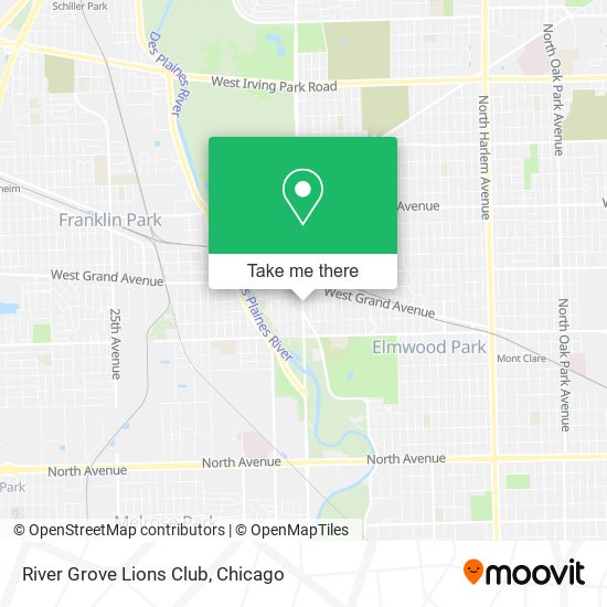 Mapa de River Grove Lions Club