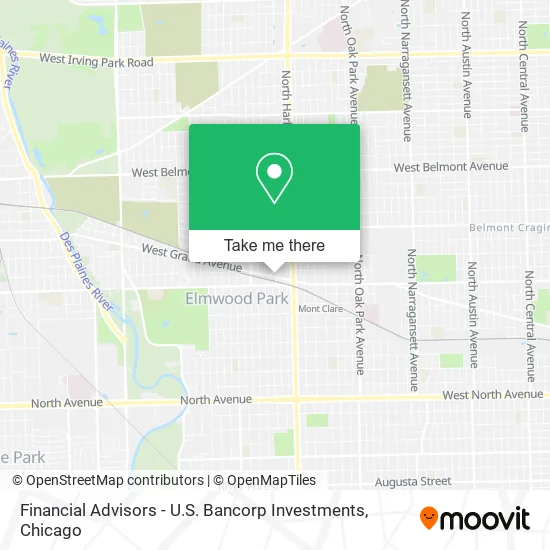 Mapa de Financial Advisors - U.S. Bancorp Investments