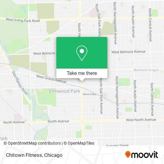 Chitown Fitness map