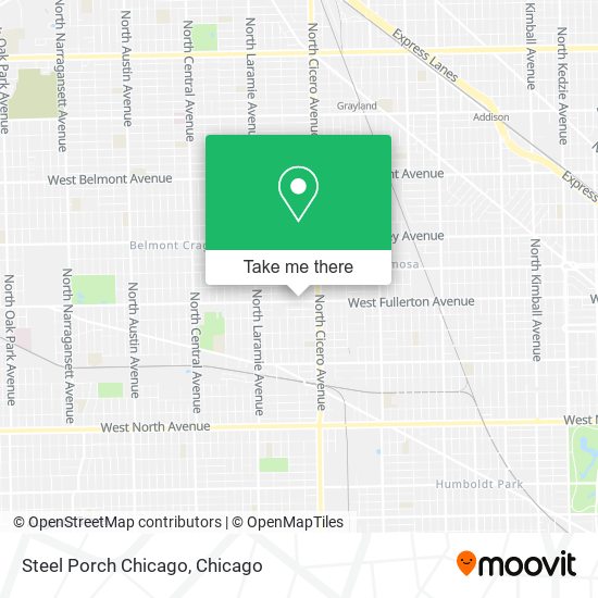 Mapa de Steel Porch Chicago