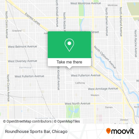 Roundhouse Sports Bar map