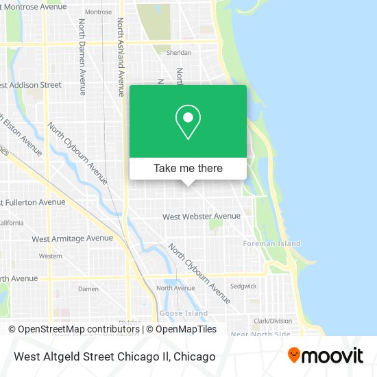 West Altgeld Street Chicago Il map