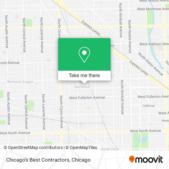 Mapa de Chicago's Best Contractors