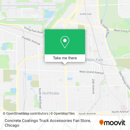 Concrete Coatings Truck Accessories Fan Store map