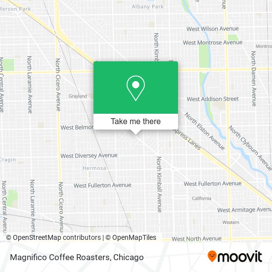 Magnifico Coffee Roasters map