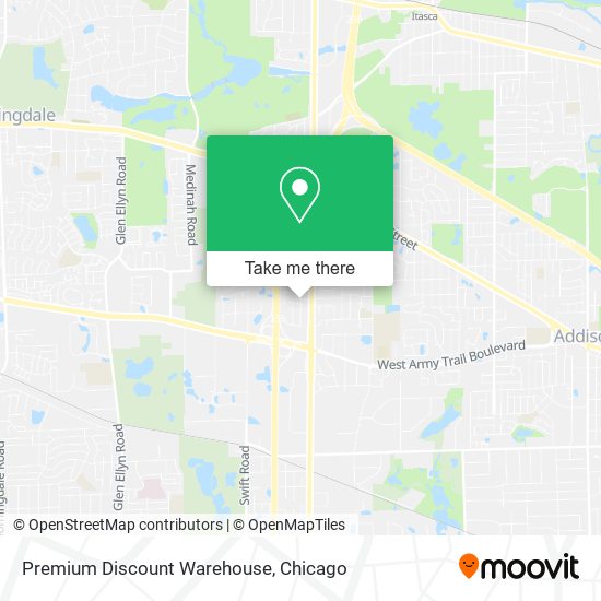 Mapa de Premium Discount Warehouse