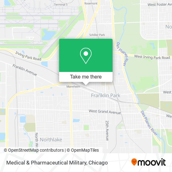 Medical & Pharmaceutical Military map