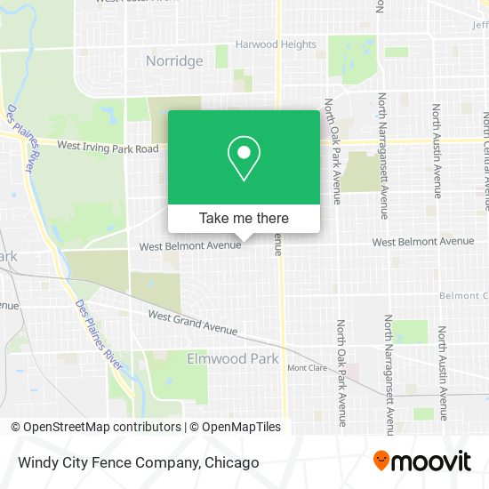 Windy City Fence Company map