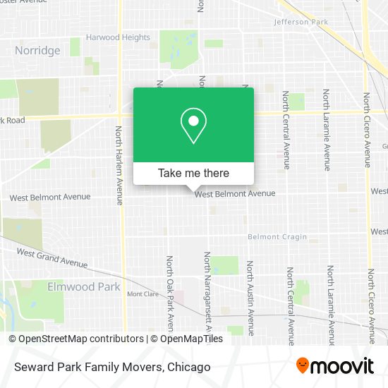 Seward Park Family Movers map