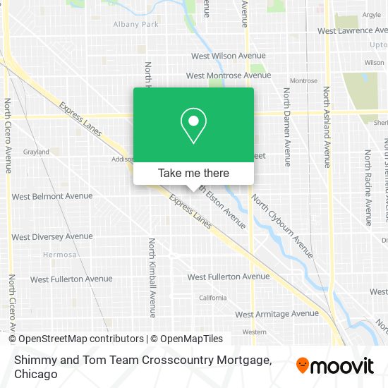 Mapa de Shimmy and Tom Team Crosscountry Mortgage