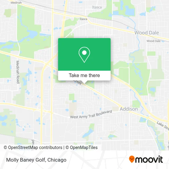 Molly Baney Golf map