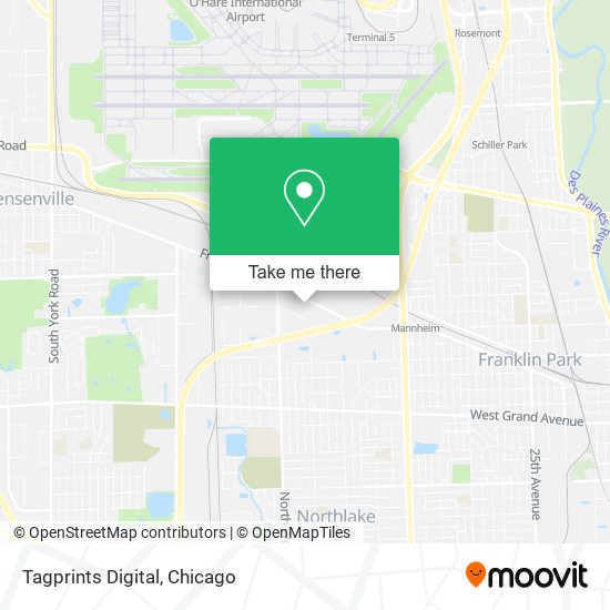 Tagprints Digital map