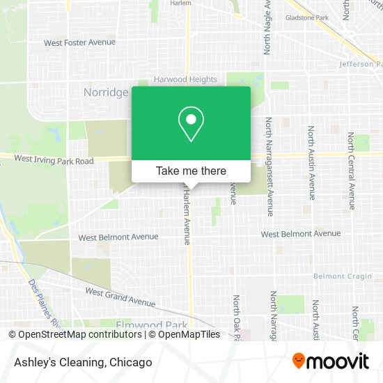 Mapa de Ashley's Cleaning
