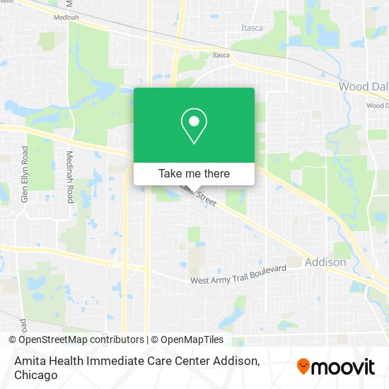 Mapa de Amita Health Immediate Care Center Addison