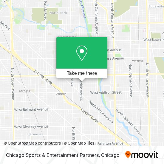 Chicago Sports & Entertainment Partners map