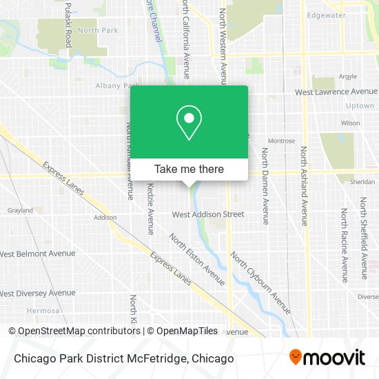 Chicago Park District McFetridge map