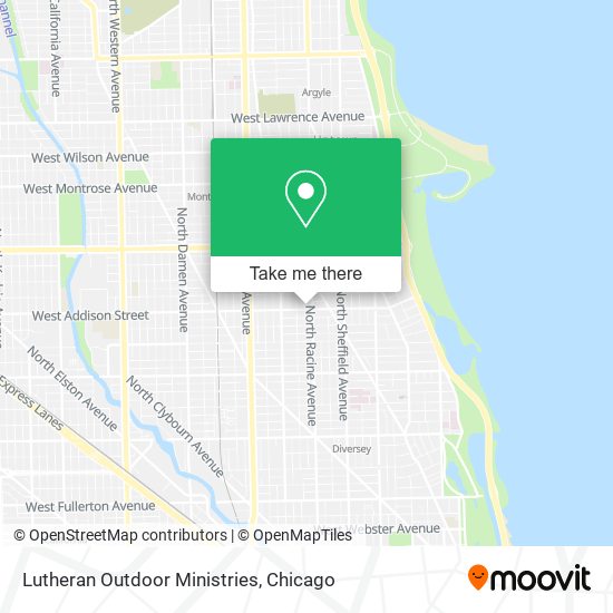 Lutheran Outdoor Ministries map