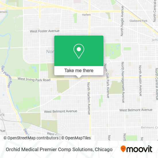 Orchid Medical Premier Comp Solutions map