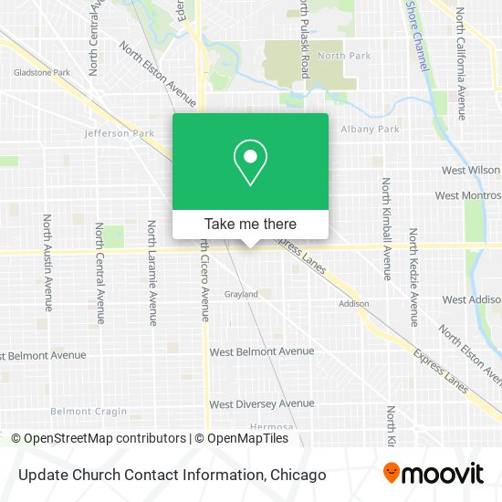 Update Church Contact Information map