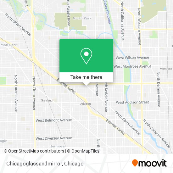 Chicagoglassandmirror map