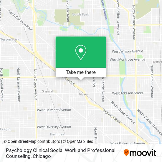 Mapa de Psychology Clinical Social Work and Professional Counseling