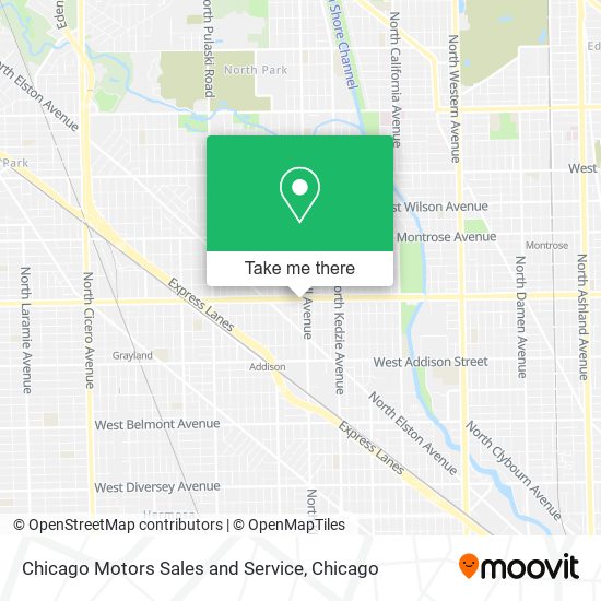 Mapa de Chicago Motors Sales and Service