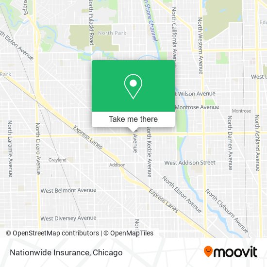 Mapa de Nationwide Insurance