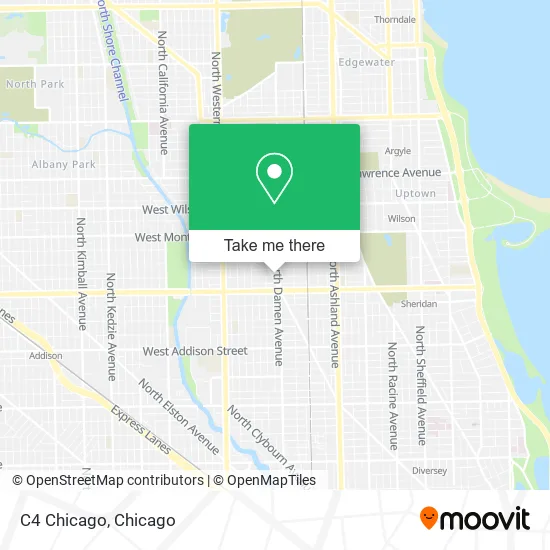 C4 Chicago map
