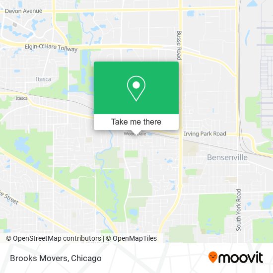 Mapa de Brooks Movers