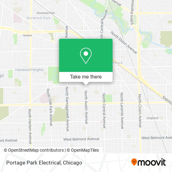 Mapa de Portage Park Electrical