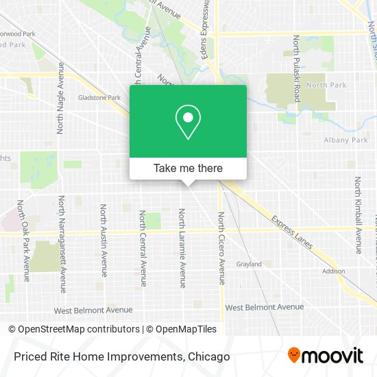 Priced Rite Home Improvements map