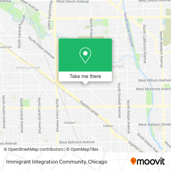 Immigrant Integration Community map