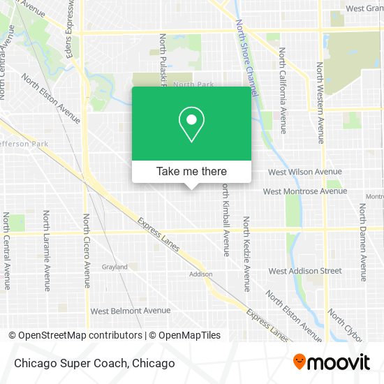 Mapa de Chicago Super Coach