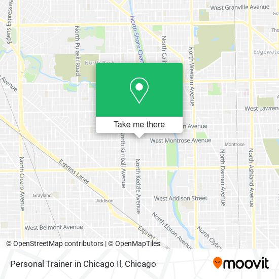 Personal Trainer in Chicago Il map