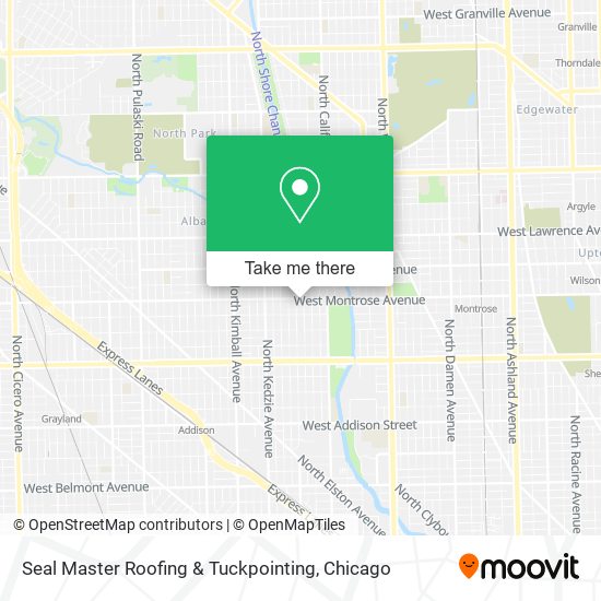 Seal Master Roofing & Tuckpointing map