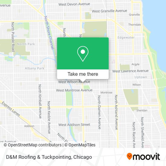 D&M Roofing & Tuckpointing map