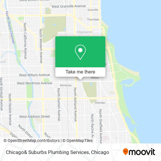 Mapa de Chicago& Suburbs Plumbing Services