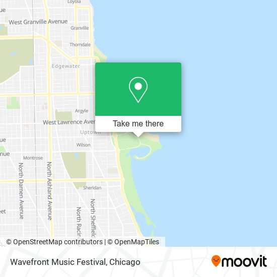Wavefront Music Festival map