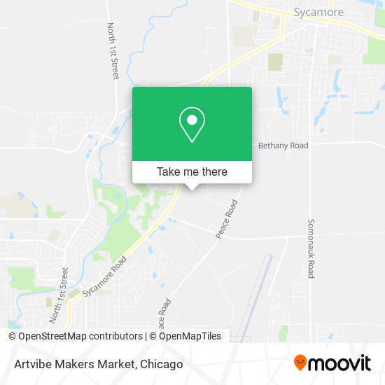 Mapa de Artvibe Makers Market