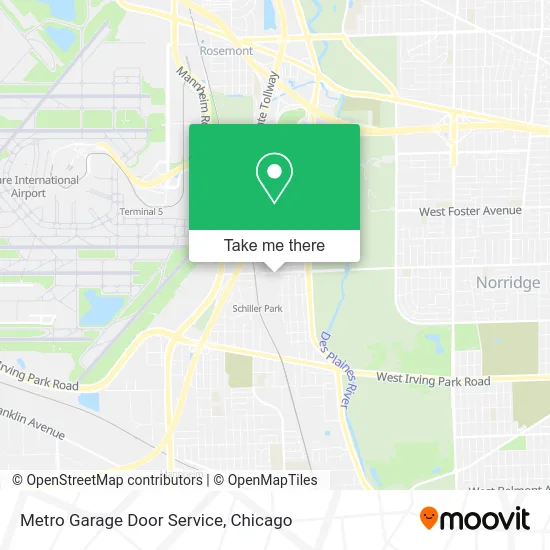 Metro Garage Door Service map