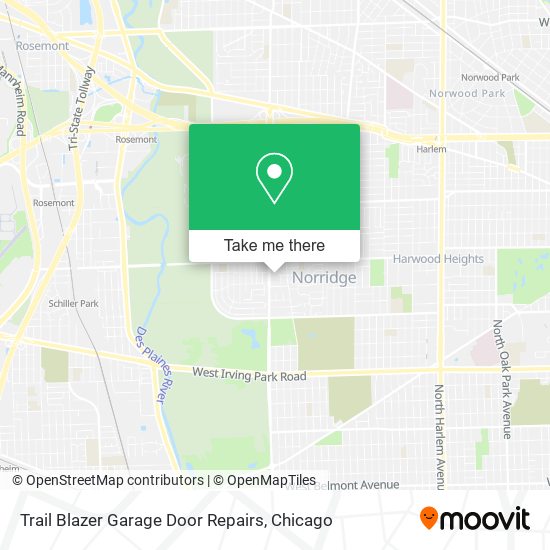 Mapa de Trail Blazer Garage Door Repairs