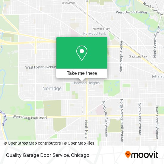 Quality Garage Door Service map
